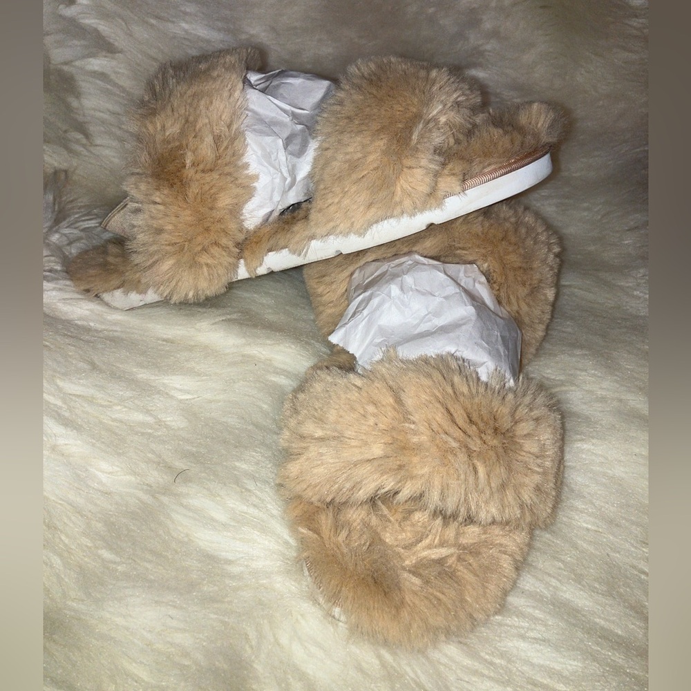 Dolce Vita Pochy Faux Fur Slingback Slipper
